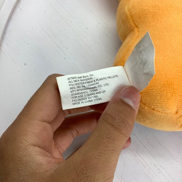 Peeps Plush Bunny Set Of 2  Yellow With Overalls Pink Easter Holiday - Picture 4 of 6